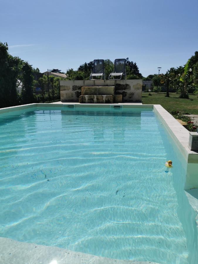Jolie Villa Avec Piscine Dans Le St Emilionnais Sainte-Terre Eksteriør billede